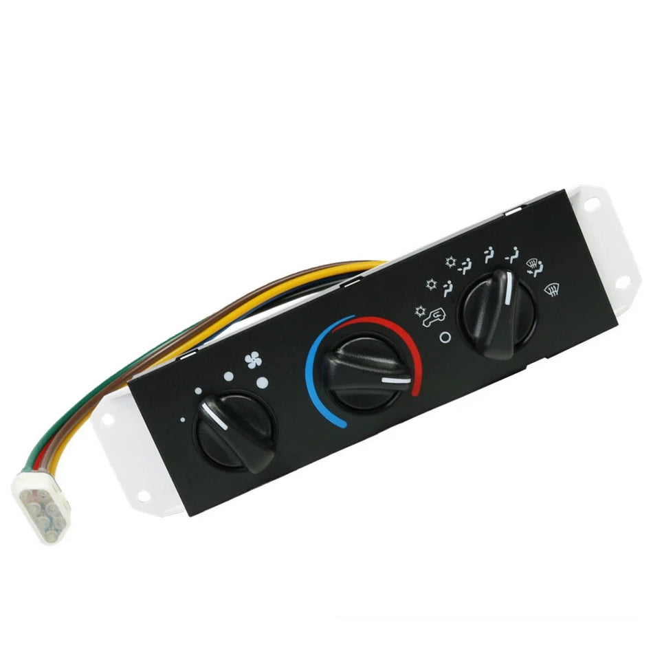 HVAC Climate Control Panel with Blower Motor Switch for Jeep Wrangler TJ
