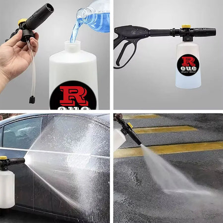 750ml Snow Foam Lance for High Pressure Washers - Fits Karcher, Nilfisk, Parkside, and More