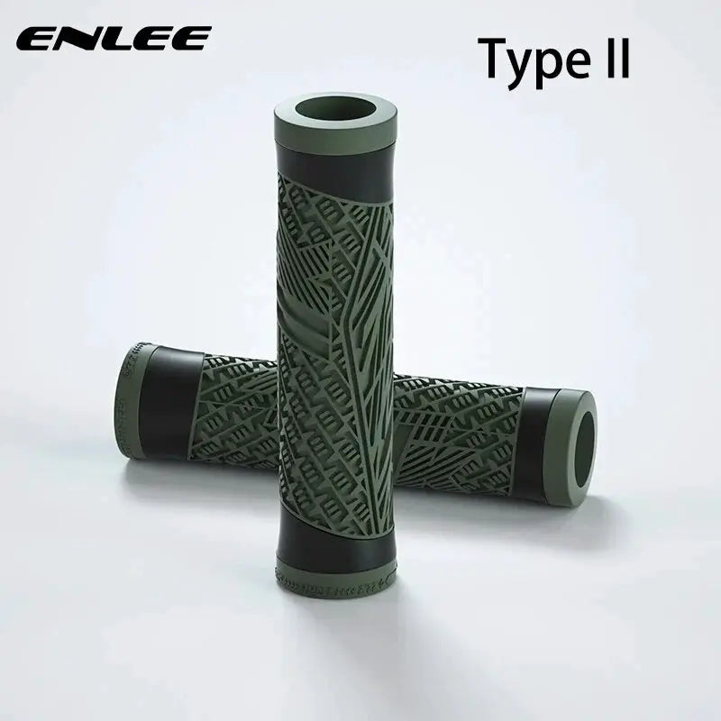 ENLEE Mtb Bike Grips Handle Flat Handlebar Bicycle Silicone Mountain Bicycle Handlebar Covers Soft Ultralight Grips Accessories by InterCyprus Trading Ltd