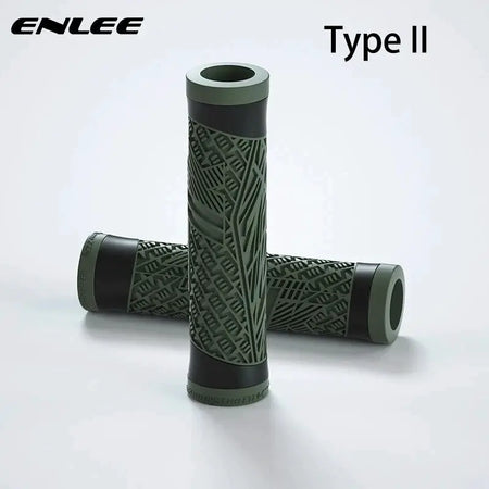 ENLEE Mtb Bike Grips Handle Flat Handlebar Bicycle Silicone Mountain Bicycle Handlebar Covers Soft Ultralight Grips Accessories by InterCyprus Trading Ltd