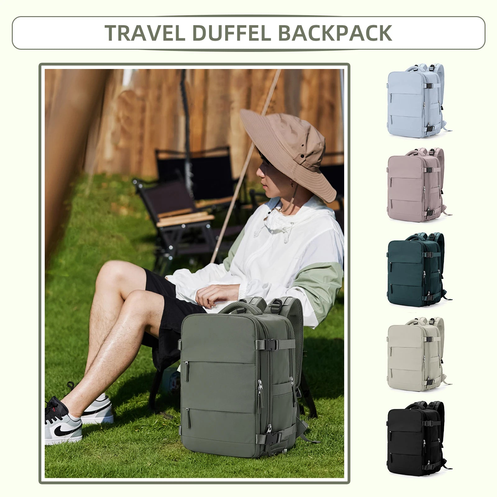 Anti Theft Cabin Travel Backpack &ndash; Ultra Lightweight