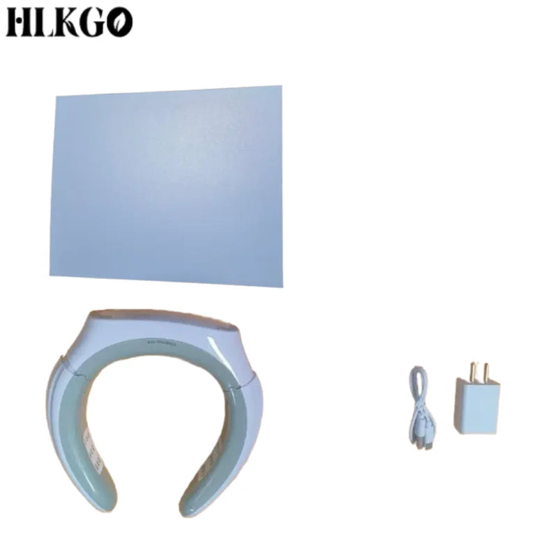 Masážní přístroj na krční páteř 3 rychlosti 6 režimů USB nabíjení červená modrá