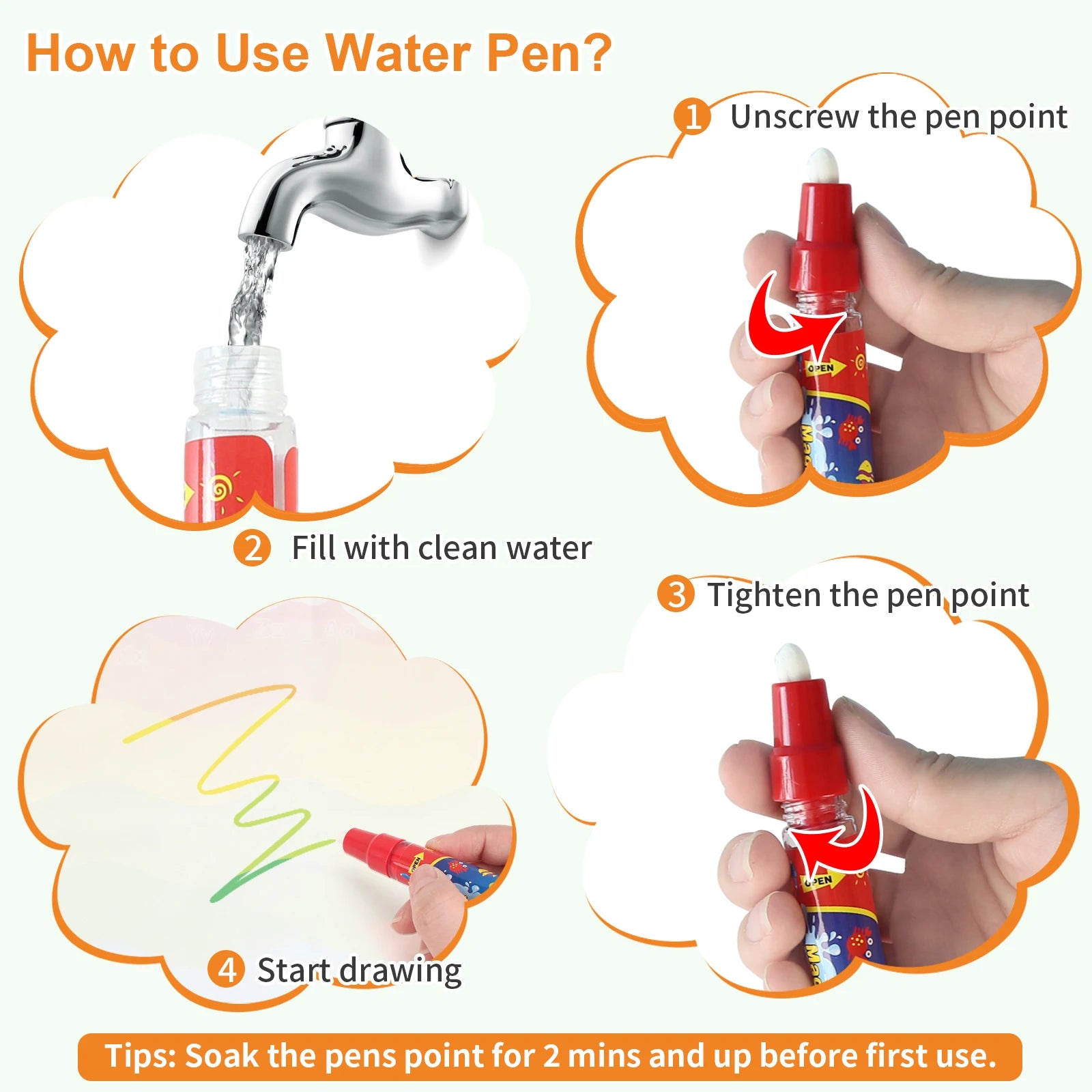 Coolplay Magic Water Drawing Mat &ndash; Reusable Fun for Kids