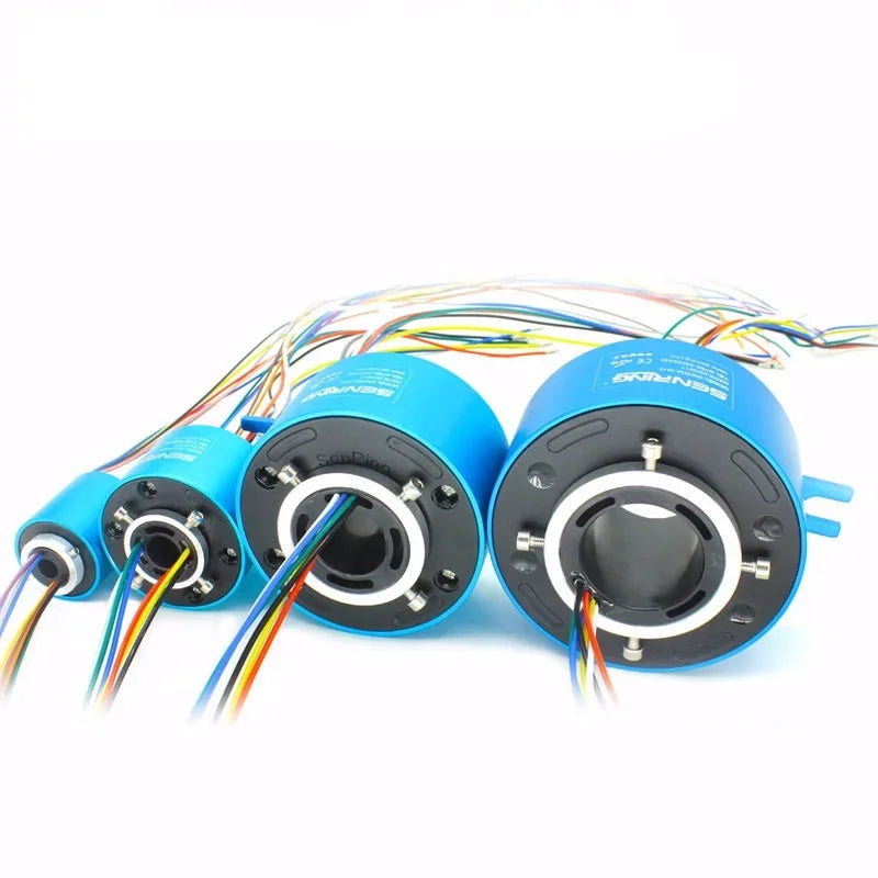 Through Hole Slip Ring 2/6/12/18/24 Channels - High Current 5X22mm 6CH 2A