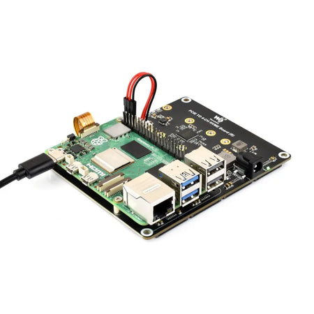 Raspberry Pi 5 PCIe To 4-Ch M.2 Adapter Board &ndash; Supports 4 NVMe Solid State Drives