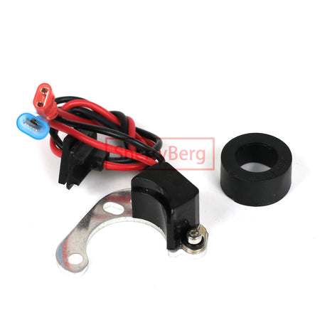 SherryBerg Electronic Ignition Kit FOR Lucas 22D6 23D6 25D6 Distributor with Powermax Red Rotor Arm Electrical Kit by InterCyprus Trading Ltd