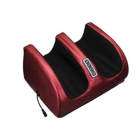 Electric Foot Massager Roller - Remote Shiatsu Kneading Red / US Plug