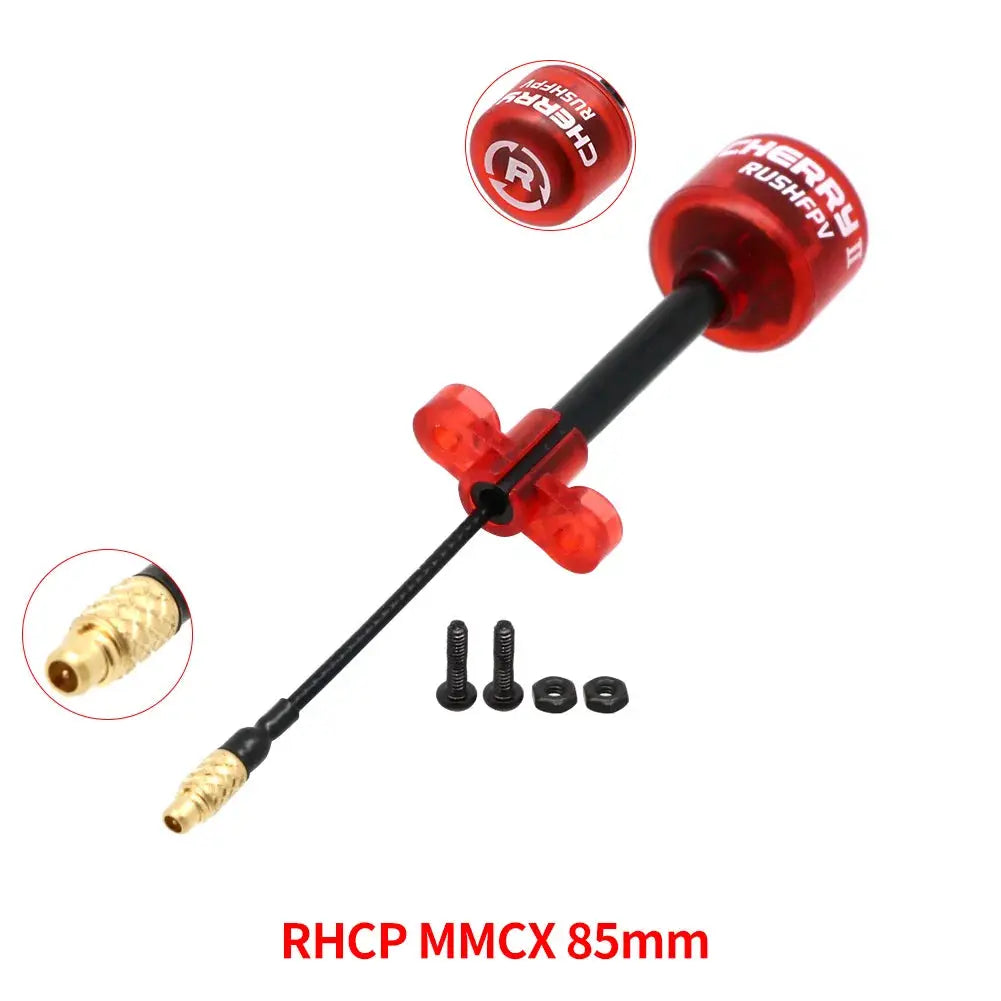 RUSHFPV Cherry 2 II 5.8G 1.8DBI FPV Antenna LHCP RHCP SMA UFL MMCX for FPV Freestyle Analog Digital Drones DIY Parts by InterCyprus Trading Ltd