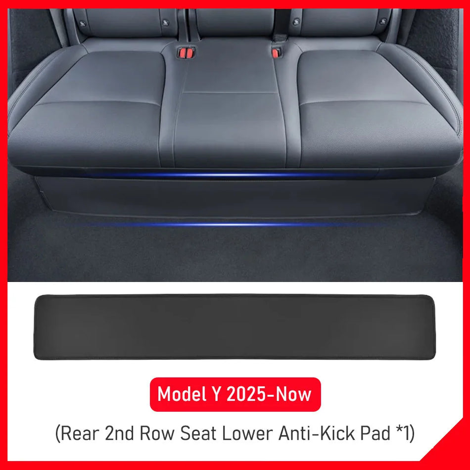 Leder Rücksitzschutzmatte für Tesla Model Y Juniper 2025 2026