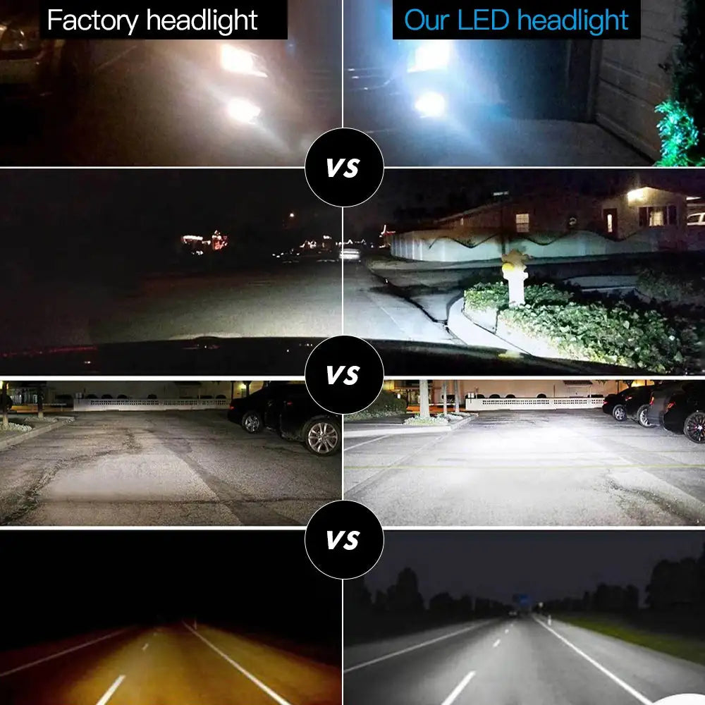 Bevinsee H7 LED Headlights For BMW E60 E61 5 Series 10000LM