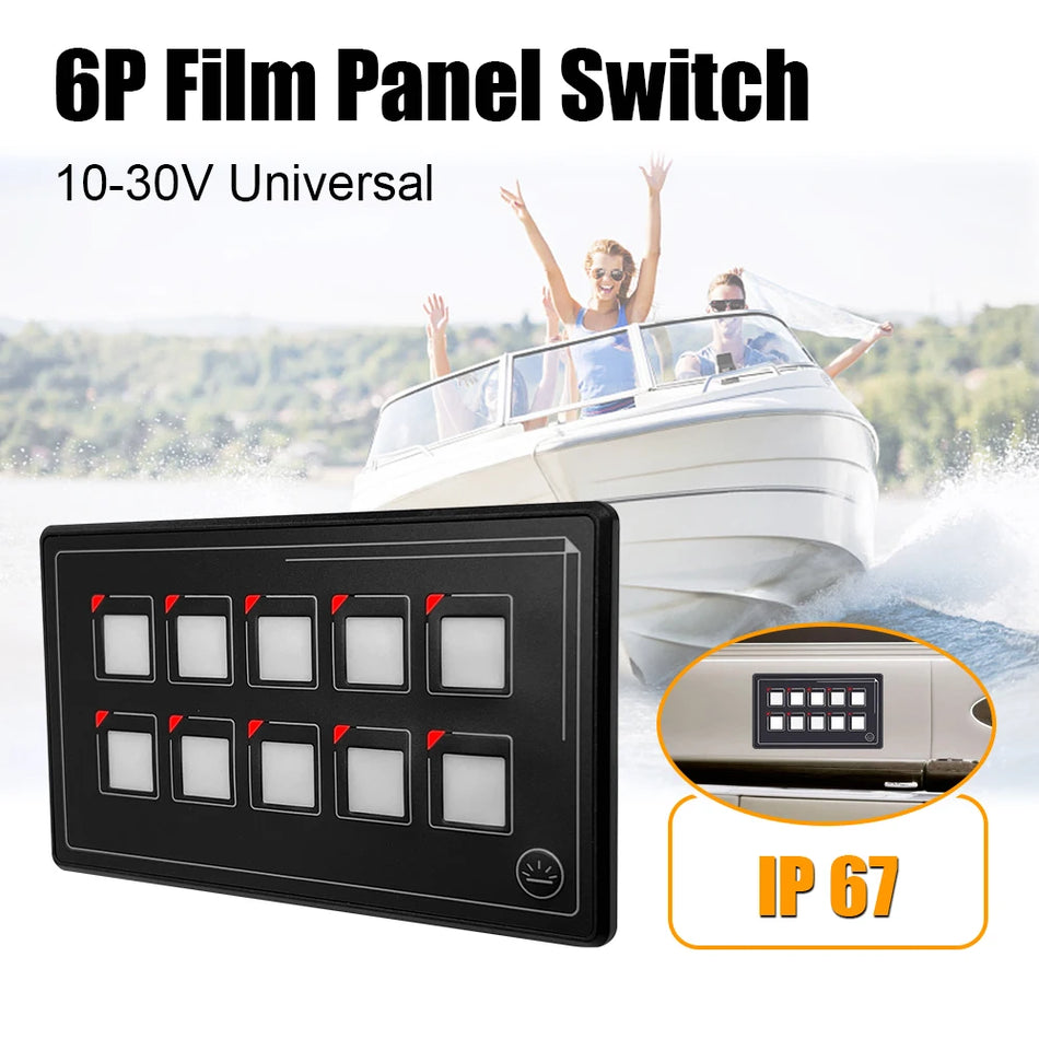 Pannello di Comando Bluetooth per Barca, Carovana e Camper 60A 24V e 12V, Controllo Touch