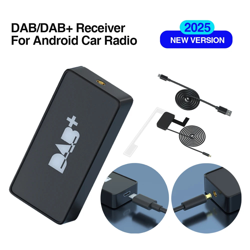 DAB+ Antenna For Android Car Radio &ndash; USB GPS Receiver New Version