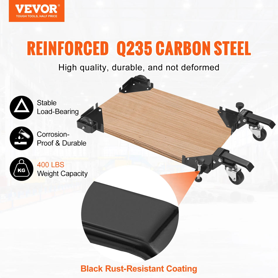 400 Λίβρες Ψυγείο Ρυθμιζόμενη Βάση Περιστρεφόμενους Τροχούς