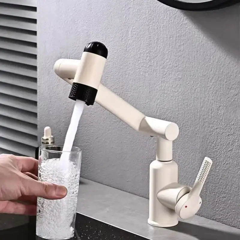 4 Modes Basin Faucet &ndash; Desk Mounted Hot Cold Rotation