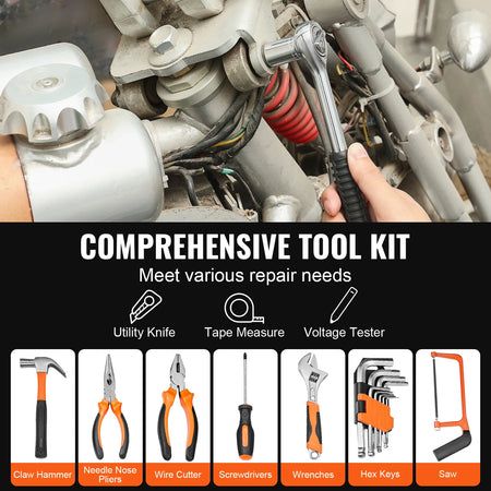 SucceBuy Tool Kit With Portable Case &ndash; Comprehensive Tools