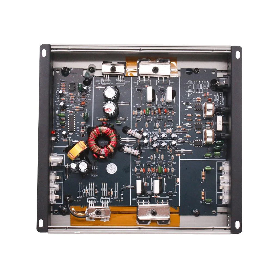 Amplificator auto cu 2 canale Clasa AB 2x70W Audio auto de mare putere, aliaj de aluminiu