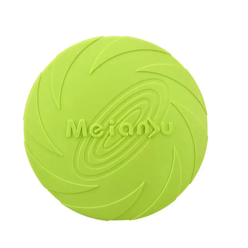 OUZEY Bite Resistant Flying Disc Toy for Dogs - Interactive Training &amp; Outdoor Fun green / 18CM