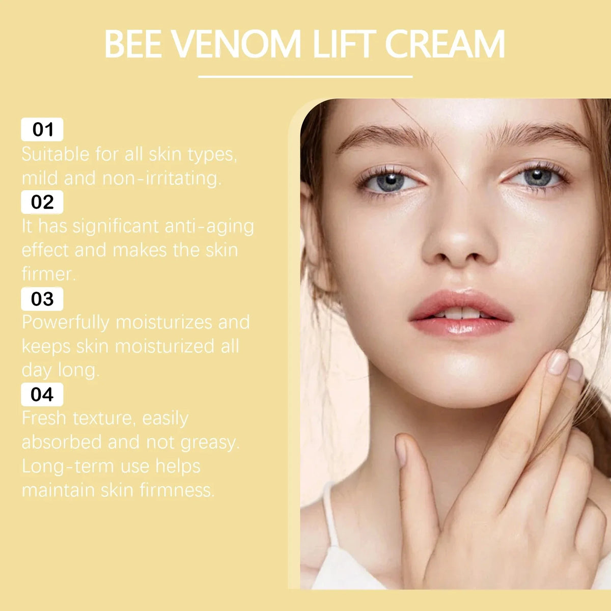 Hoygi Bee Venom Cream &ndash; Wrinkle Removal and Skin Firming