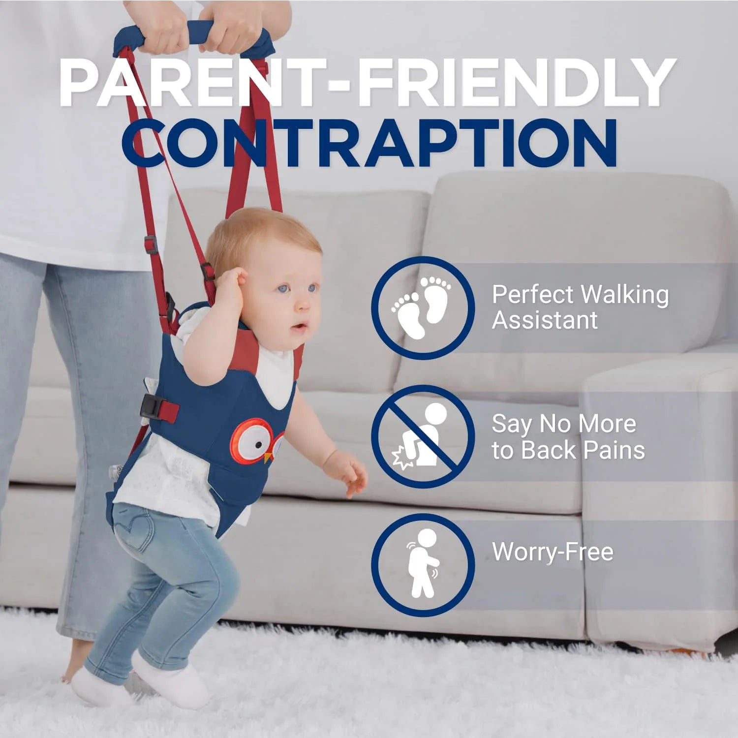 Baby Walker Strap &ndash; Detachable Walking Aid For Toddlers