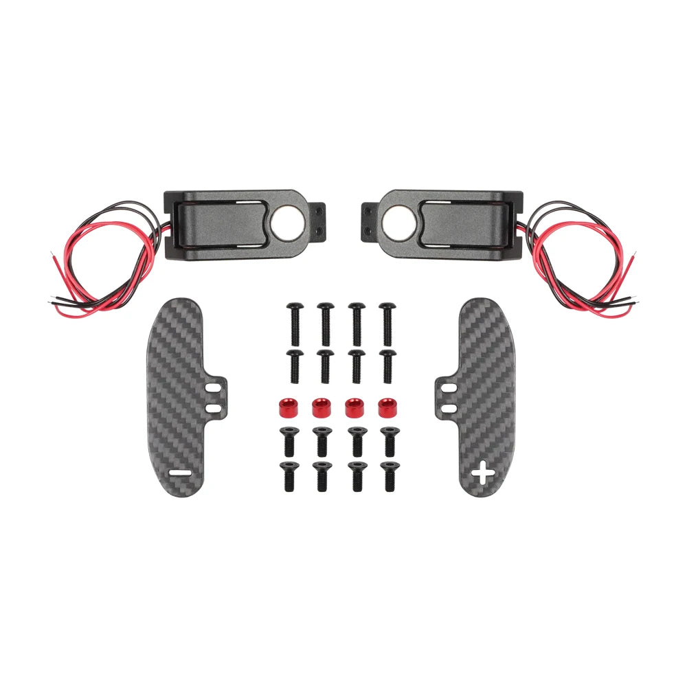 Carbon/Black Racing Simulation Steering Wheel Magnetic Shift Paddles For Logitech 923 G29 G27 G25 G920 For Thrustmaster by InterCyprus Trading Ltd
