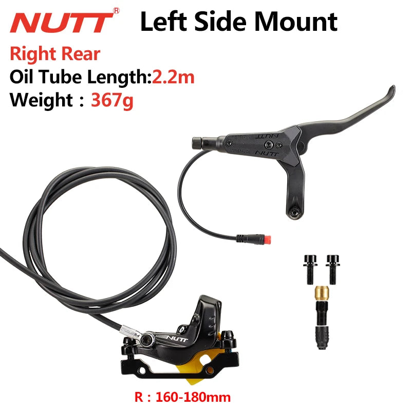 Nutt 4 Pistons Electric Scooter Brake Y-5 &ndash; Enhanced Hydraulic Disc Braking Performance Right rear