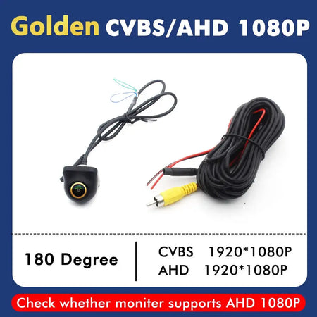 Car Backup Camera AHD 720P CVBS Switch 170° Wide Angle Fisheye Lens Front/Rear View Switch Parking Guide Line Control For Car by InterCyprus Trading Ltd