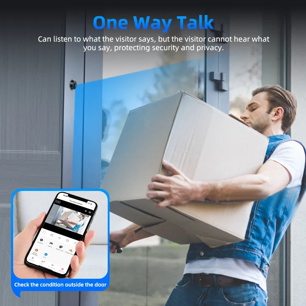 Awapow Tuya Door Peephole Viewer &ndash; 170 Wide Angle Camera