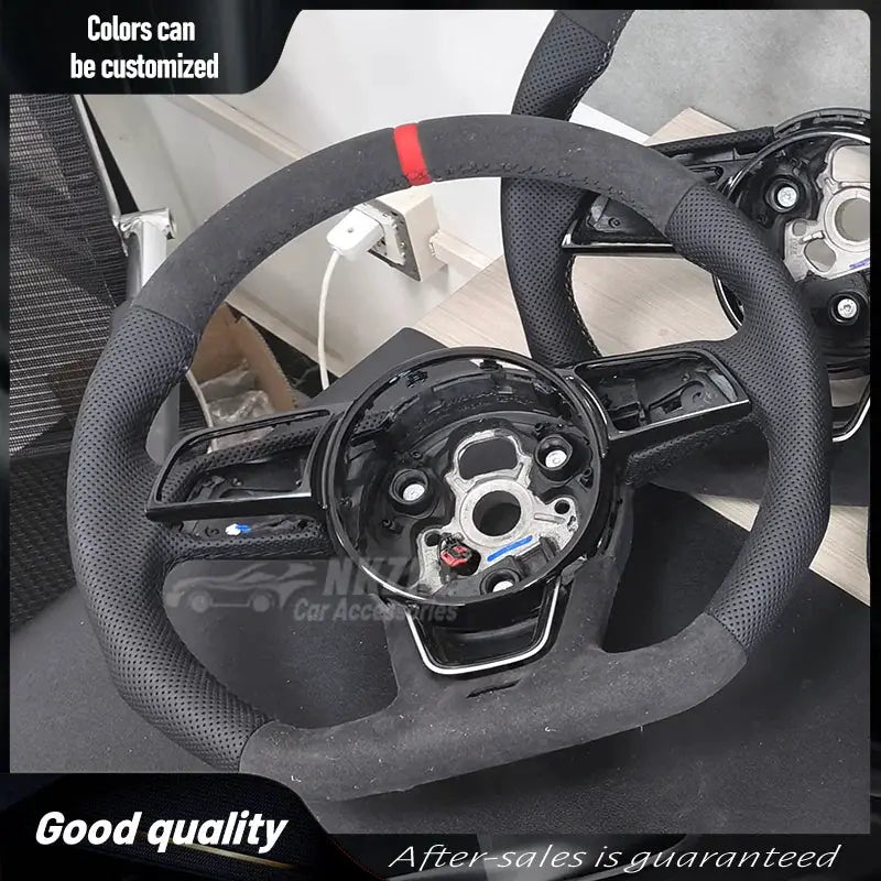For Audi A4 B9 A3 8Y RS3 RS4 S3 S4 Customizable Steering Wheel - Performance Accessories for Specific Models by InterCyprus Trading Ltd