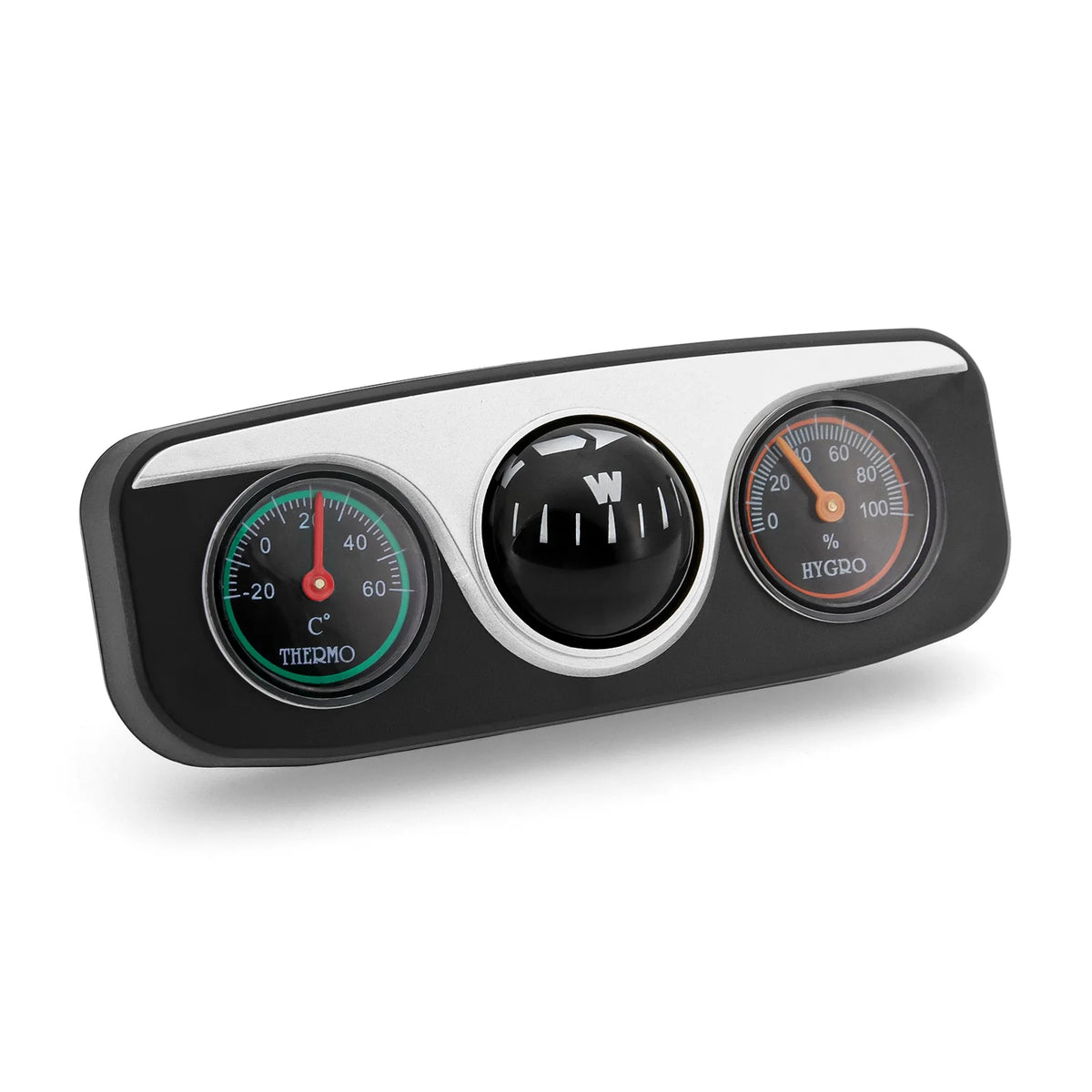 Car Compass 3 in 1 Ball &ndash; Digital Thermometer Hygrometer