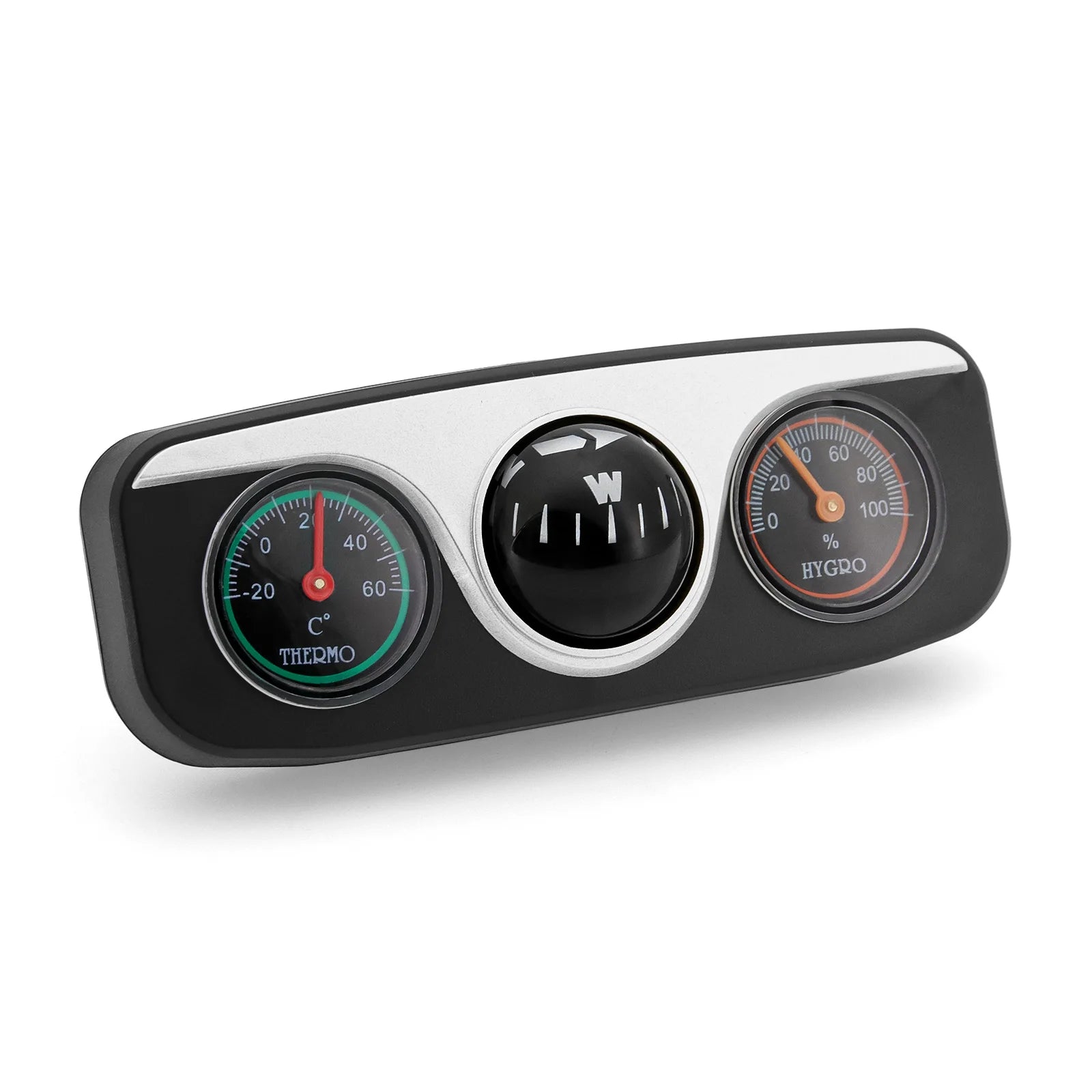 Car Compass 3 in 1 Ball &ndash; Digital Thermometer Hygrometer