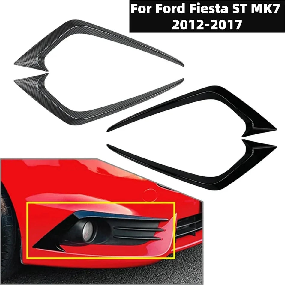 Przednie splittery powietrza z ABS do przedniego zderzaka Ford Fiesta ST MK7 2012-2017