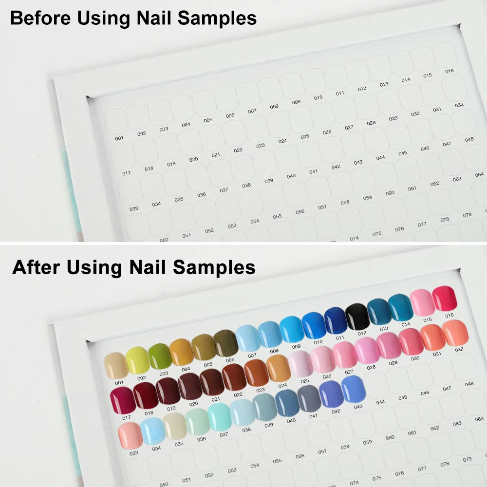 P-SB10-480 Nail Color Display Shelf &ndash; Nail Art Sample Book