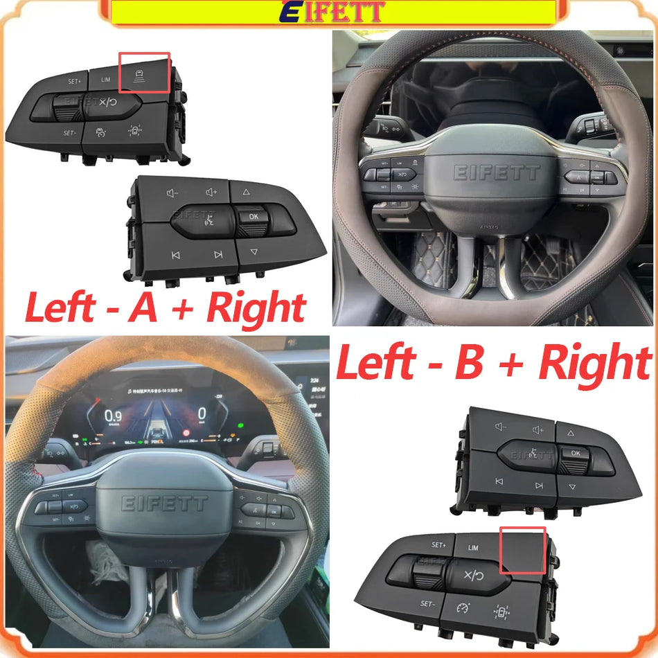 Commutateur de volant en ABS pour Ford Mondeo EVOS 2022 Audio Régulateur de vitesse