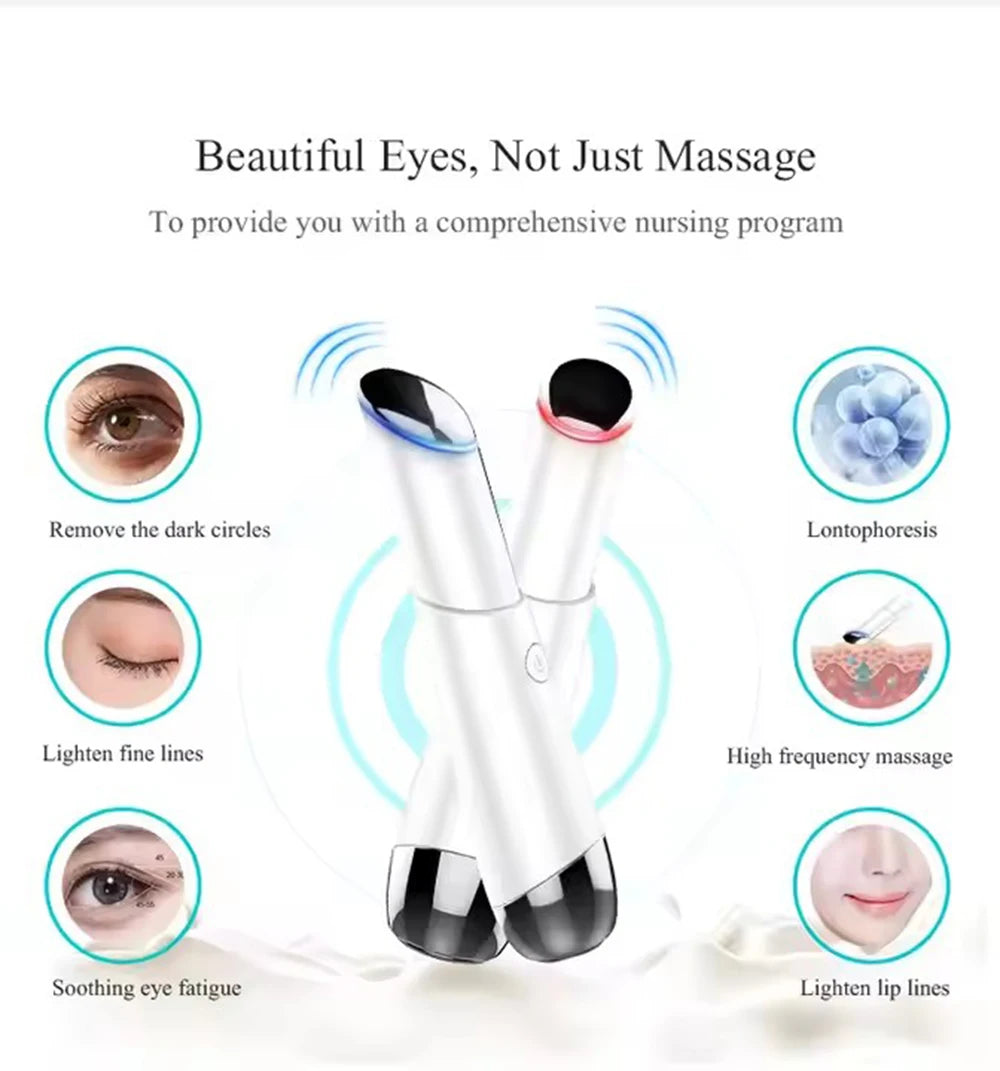 Vilnason Eye Massage Wand &ndash; Rechargeable Eye Massage
