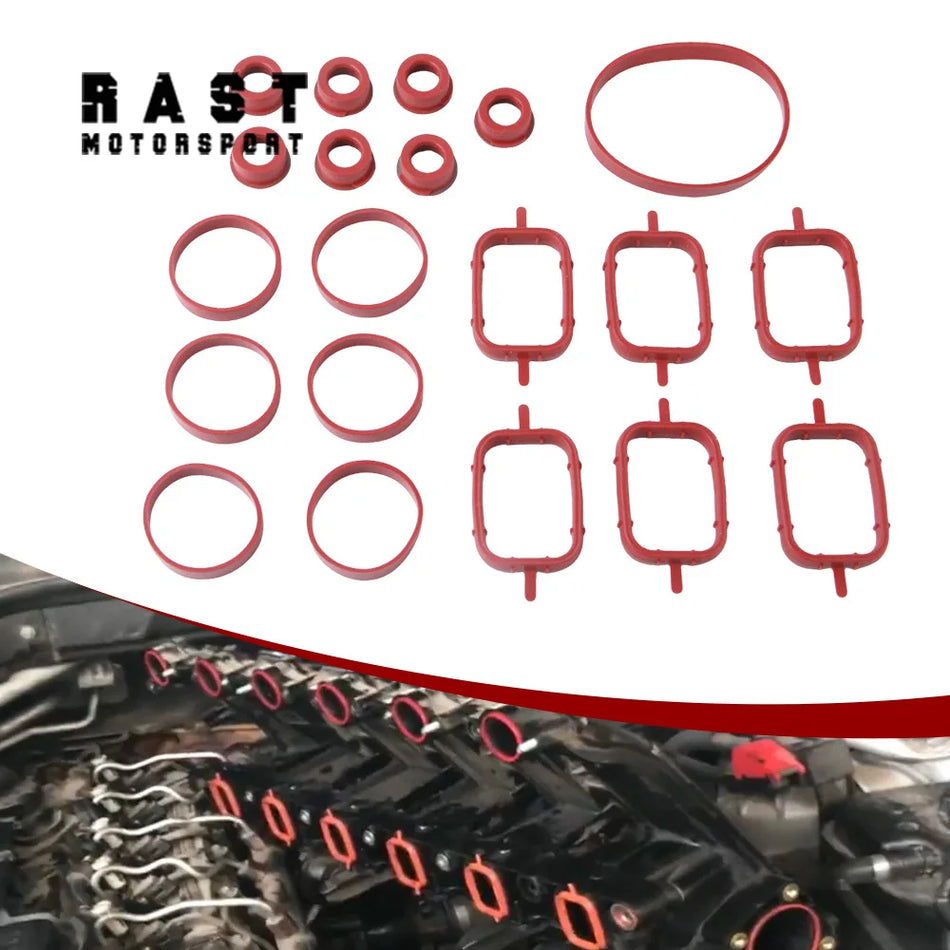 Kits de Juntas 6x33mm para BMW N52 N54 N55 M57 Colector de Admisión 11617800585
