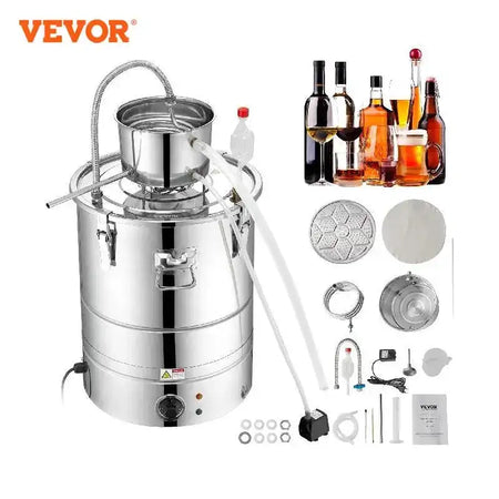 Vevor 30L Stainless Steel Alcohol Distiller Whisky Brandy
