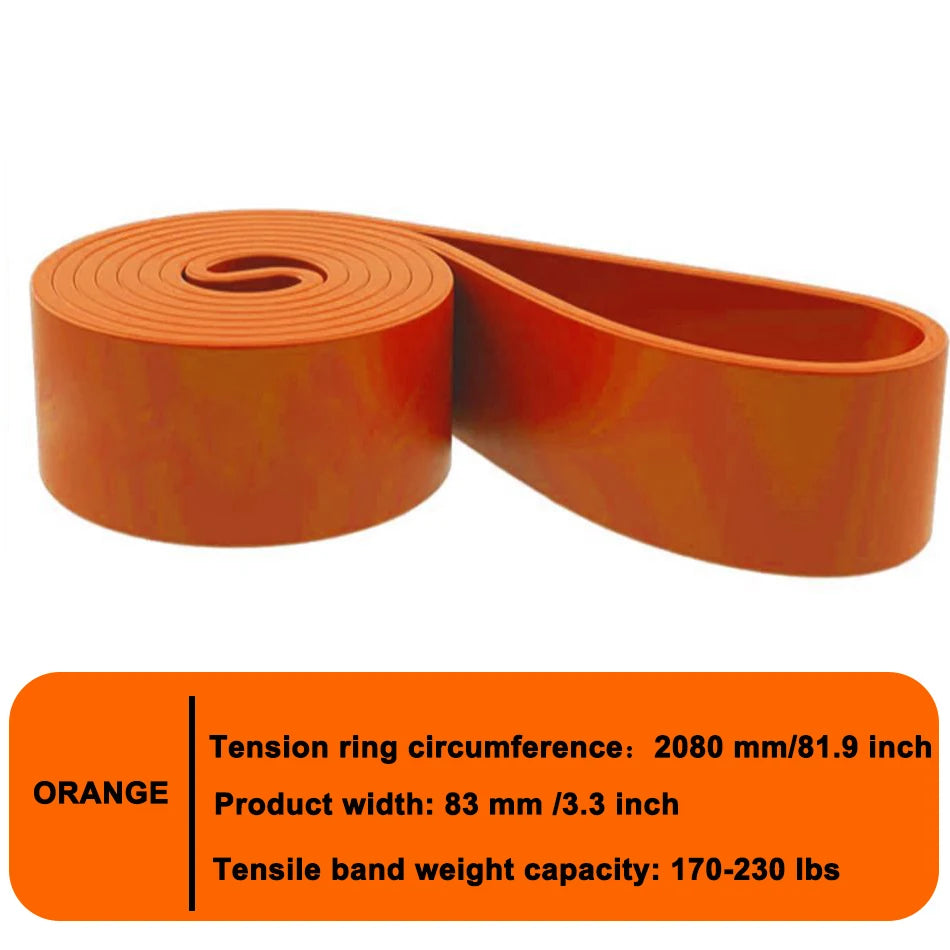 WOSWEIR FE0103 Elastic Resistance Bands - Full Body 170-230LBS-Orange