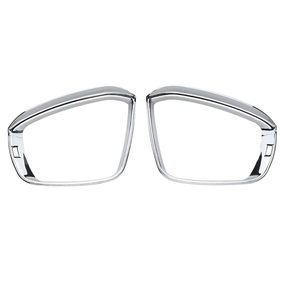 Κάλυμμα Καθρέφτη Οπισθοπορείας Volkswagen T Roc Προστατευτικό Βροχής ABS Ασημί