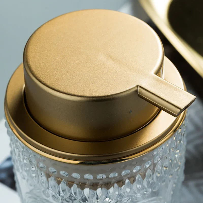 Clear Glass Lotion Bottle Portable Press &ndash; Eco Friendly