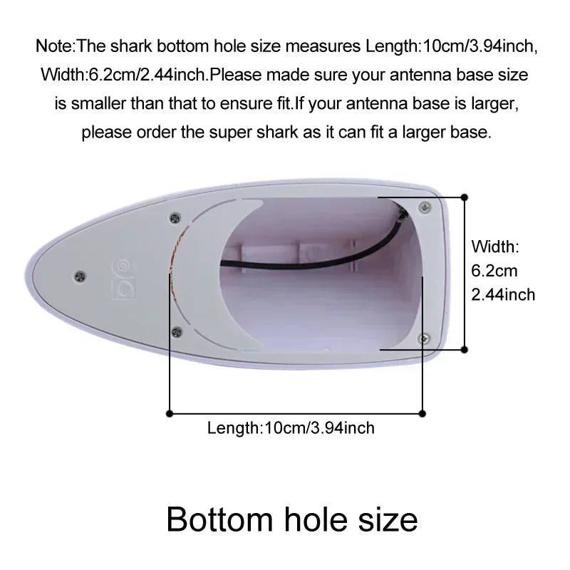 Universal Shark Fin Antenna &ndash; Enhanced FM/AM Radio Signal