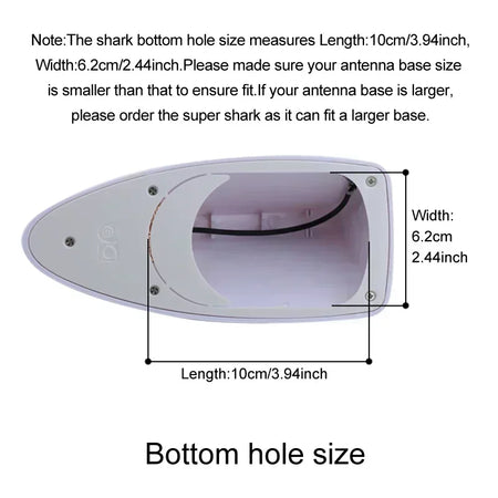 Universal Shark Fin Antenna &ndash; Enhanced FM/AM Radio Signal