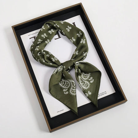 2024 Luxury Square Silk Scarf &ndash; Versatile Fashion Accessory JNC883-04