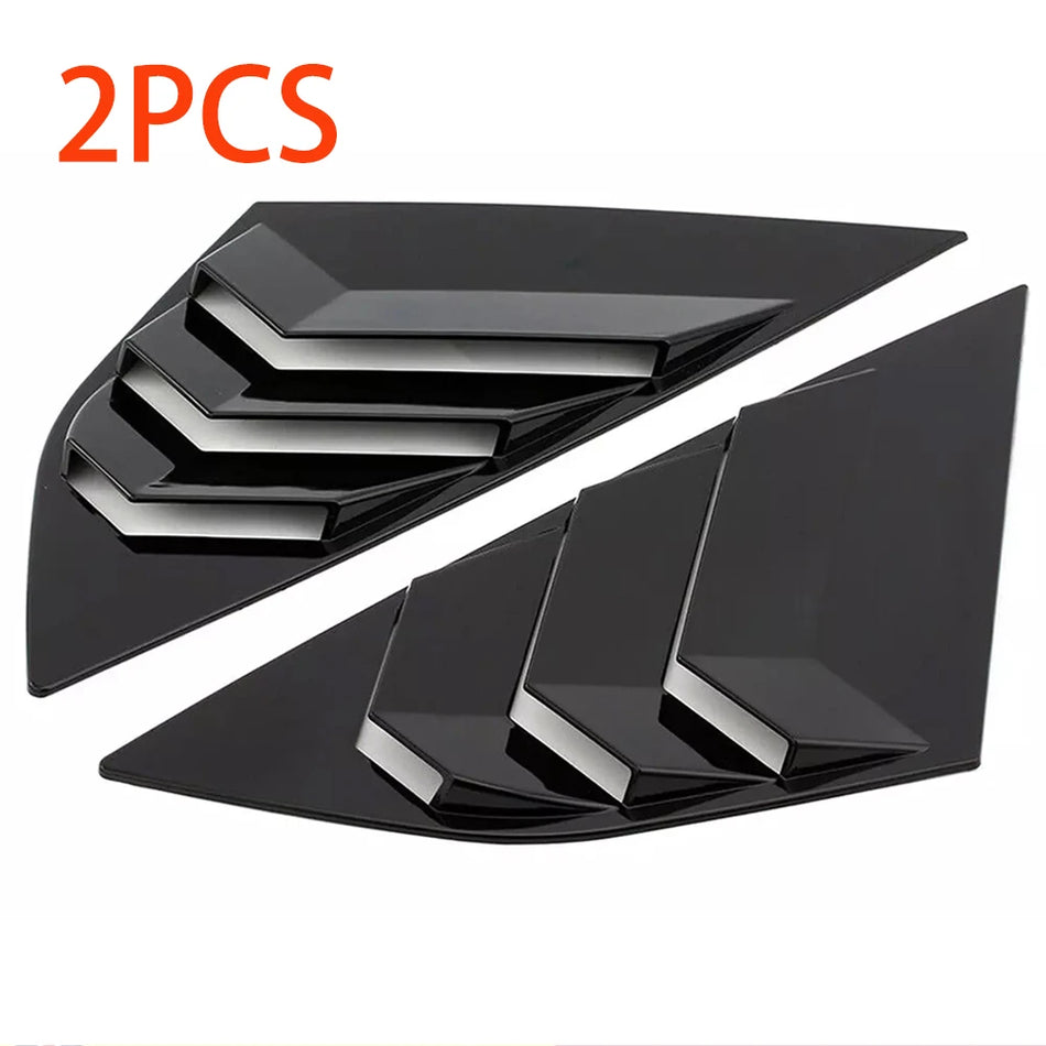 Griglie per finestrino posteriore per Ford Focus MK3 finitura cromata set a due pezzi per uno stile posteriore migliorato