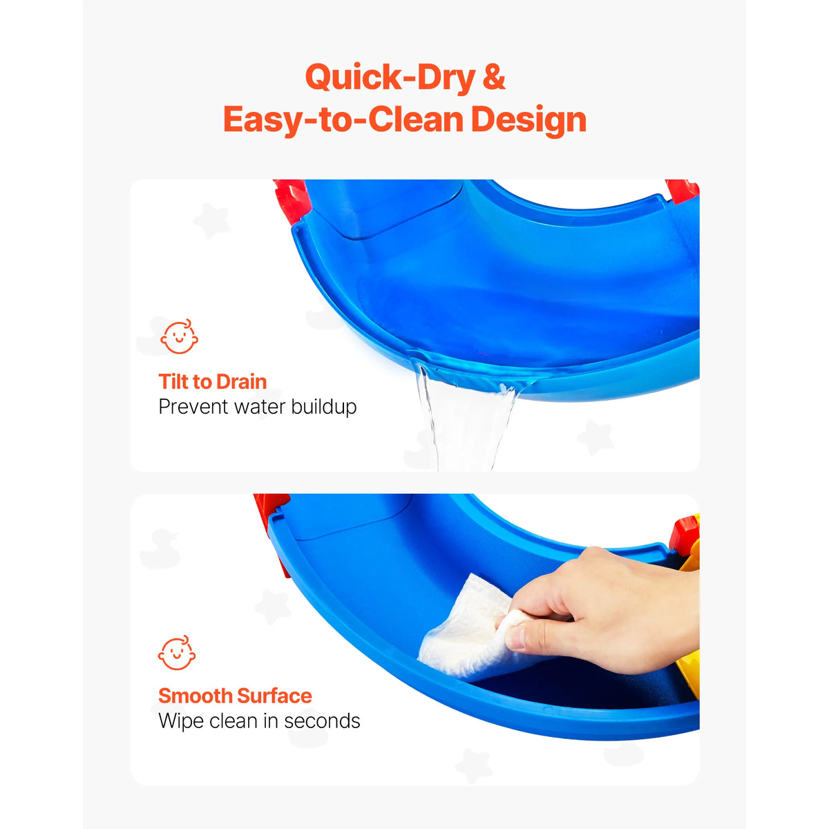SucceBuy Water Play Table &ndash; Includes 39 Accessories