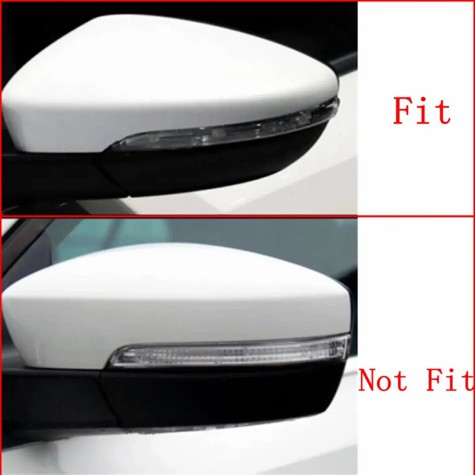 Rearview Mirror Caps Horn Style Plastic for VW JETTA MK6 Passat B7 Scirocco Beetle CC Eos by InterCyprus Trading Ltd