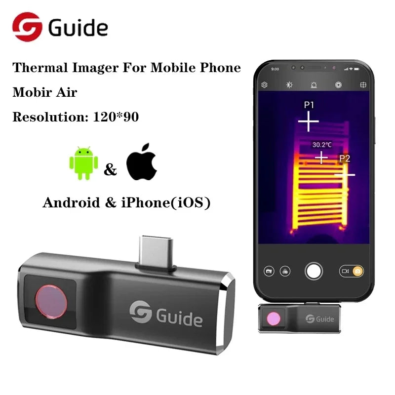Thermal Imaging Camera for Smartphones - Infrared Thermal Imager for iPhone &amp; Android, Inspection &amp; Repair Tool