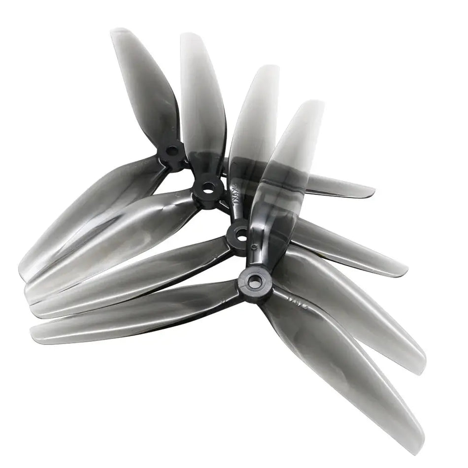 4PCS HQProp 7X4X3 7040 7inch 3 Blade/Tri-Blade Propeller Light Grey (2CW+2CCW) Poly Carbonate for FPV RC Drone by InterCyprus Trading Ltd