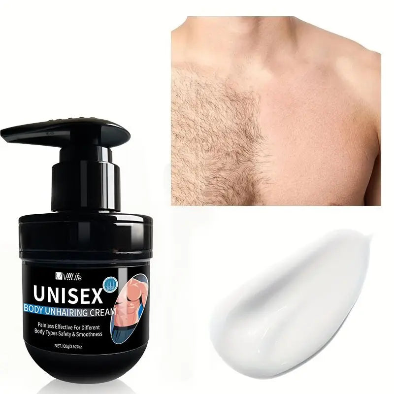 Viilife Men's Painless Hair Removal Cream - Smooth &amp; Nourishing