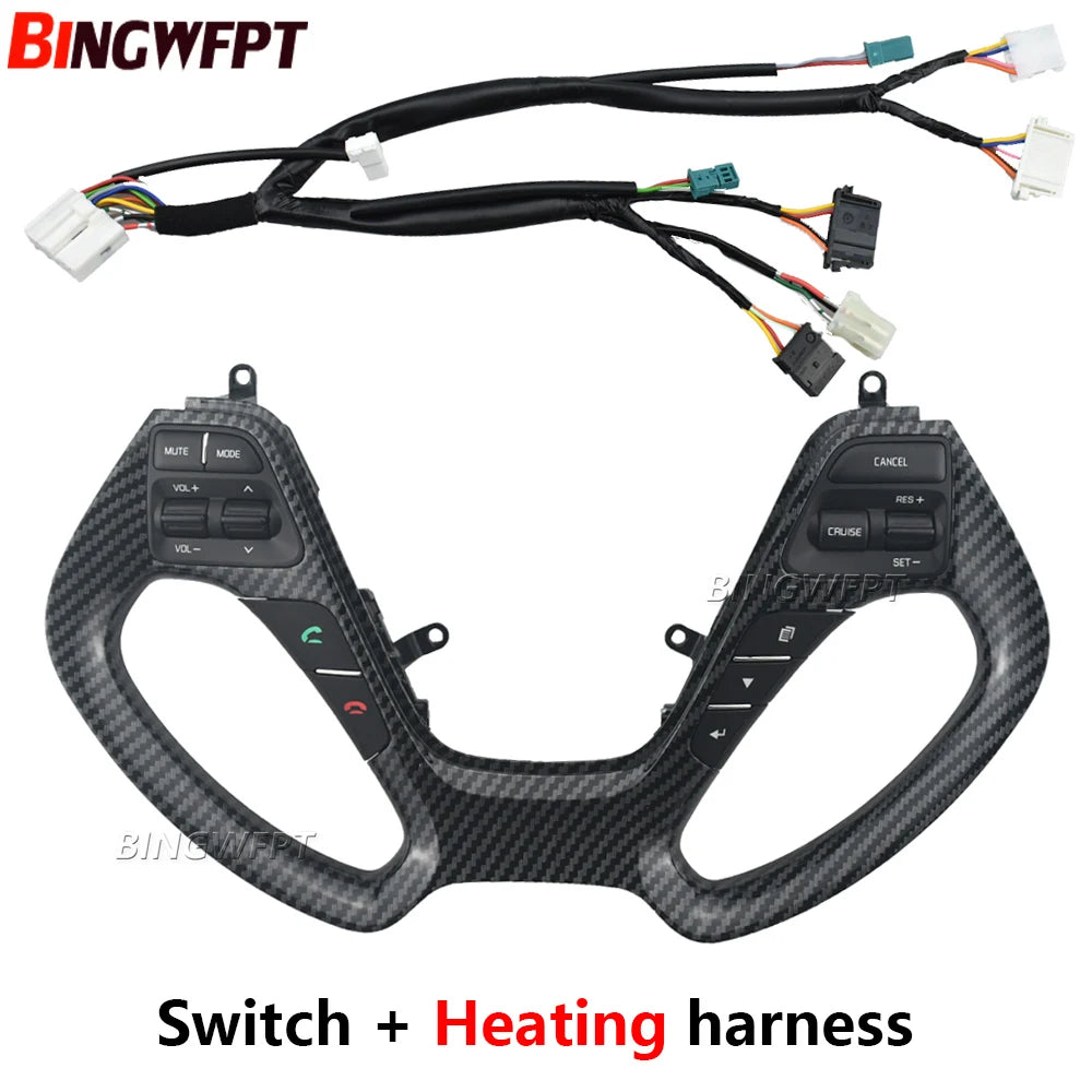 For Kia K3/K3S Constant Speed Cruise Control Multifunction Steering Wheel Button Upgrade Party Control Volume Phone Bluetooth by InterCyprus Trading Ltd