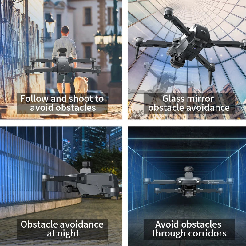 LYZRC 5G Wifi L600 PRO MAX GPS Drone - 4K 3-Axis Gimbal